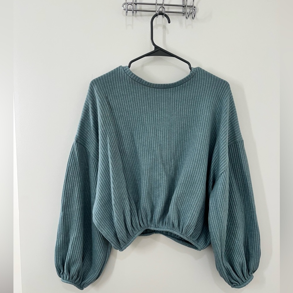 Zara Teal Sweatshirt